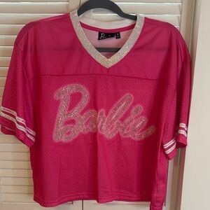 Barbie Hot Pink Glitter Jersey
